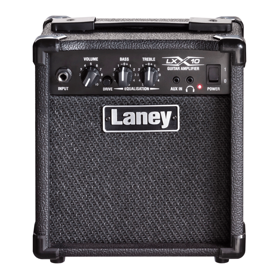 Laney LX10 - Compact 10W Guitar Combo Amplifier with 5" Custom Speaker Black 1
