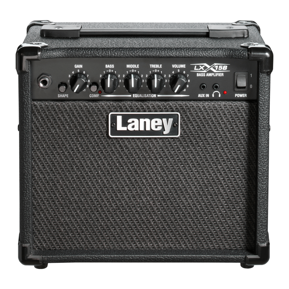 Laney LX15B - Compact 15W Bass Guitar Combo Amplifier with 2 x 5" Woofers 1