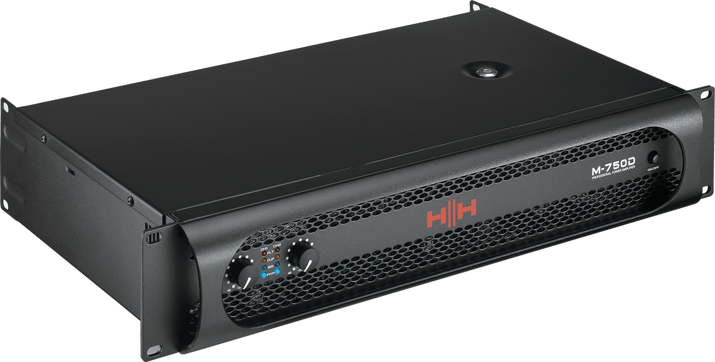 HH Audio M-750D 2 x 750W Stereo Power Amplifier 6
