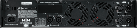 HH Audio M-750D 2 x 750W Stereo Power Amplifier 3