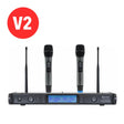 W Audio DTM 600H Dual Handheld Wireless Microphone System 606-614MHz 1