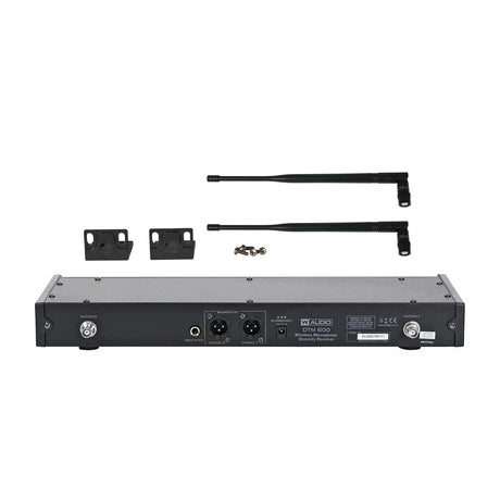 W Audio DTM 600H Dual Handheld Wireless Microphone System 606-614MHz 3