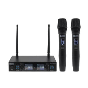 W Audio DM 800H Twin Handheld UHF System 863.0Mhz-865.0Mhz 1