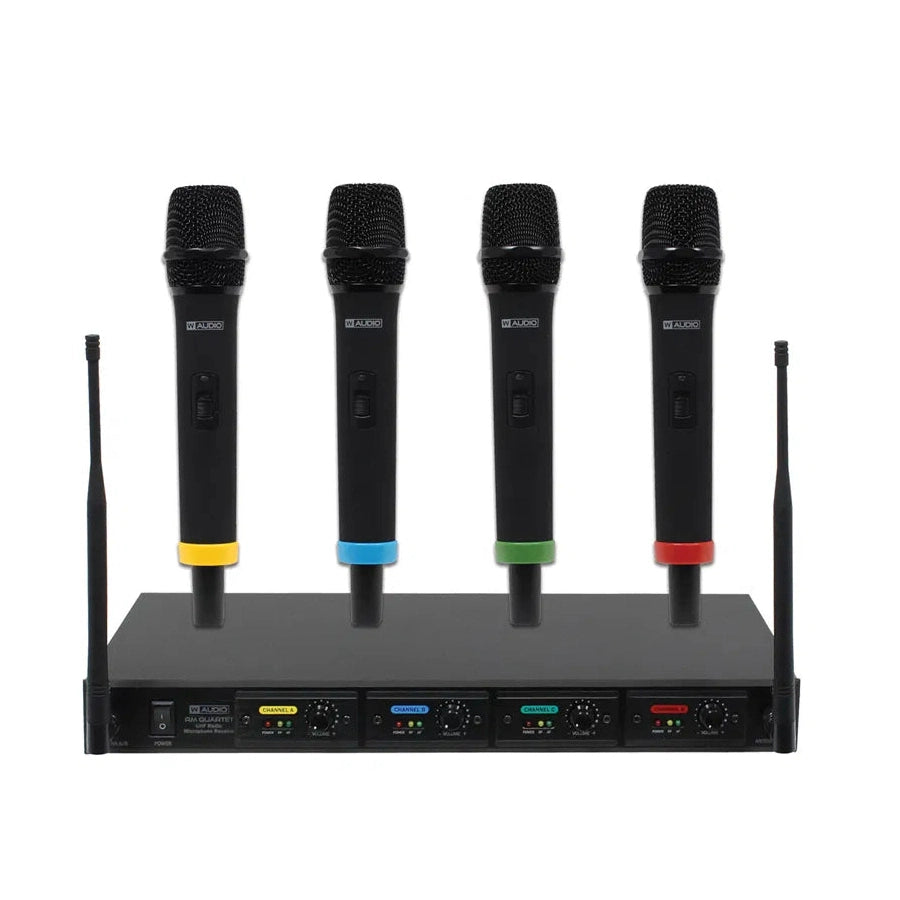 W-Audio RM Quartet Quad Handheld Wireless Mic System | Audio Direct