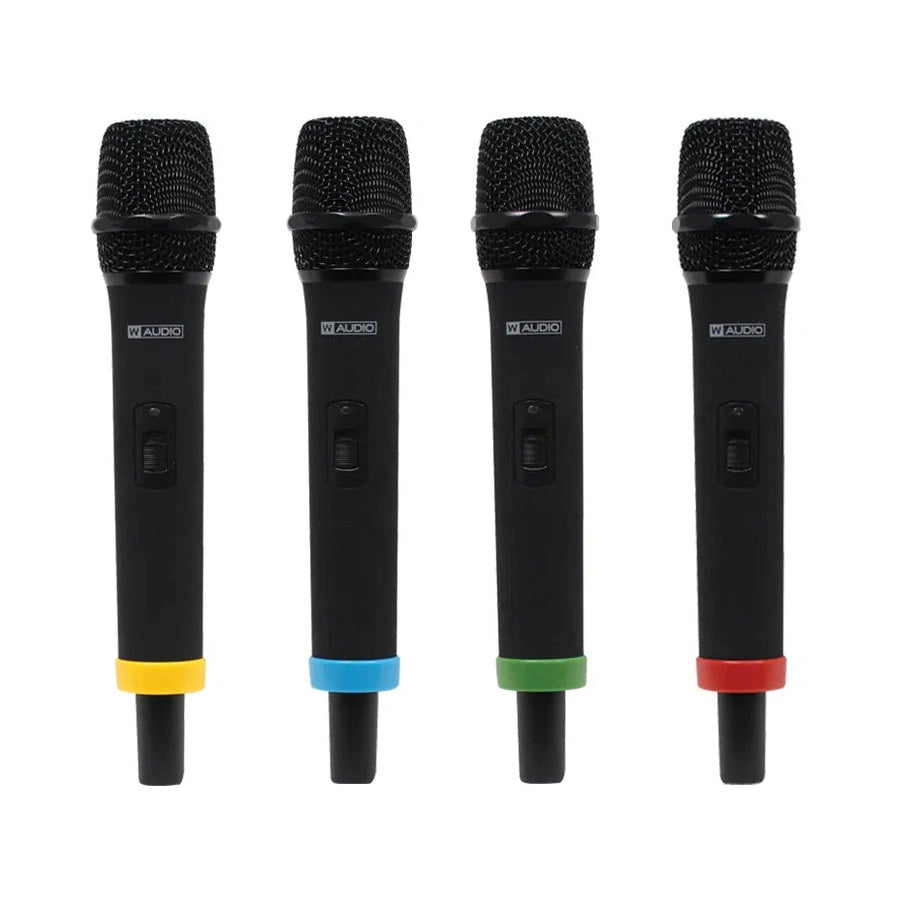 W-Audio RM Quartet Quad Handheld Wireless Mic System 6
