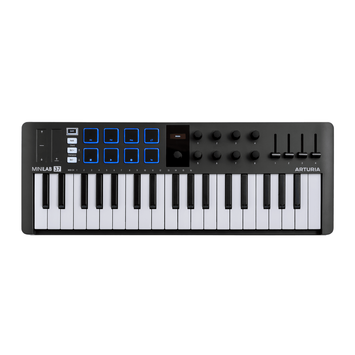 Arturia MiniLab 37 MK3 Universal MIDI Controller — Black 1