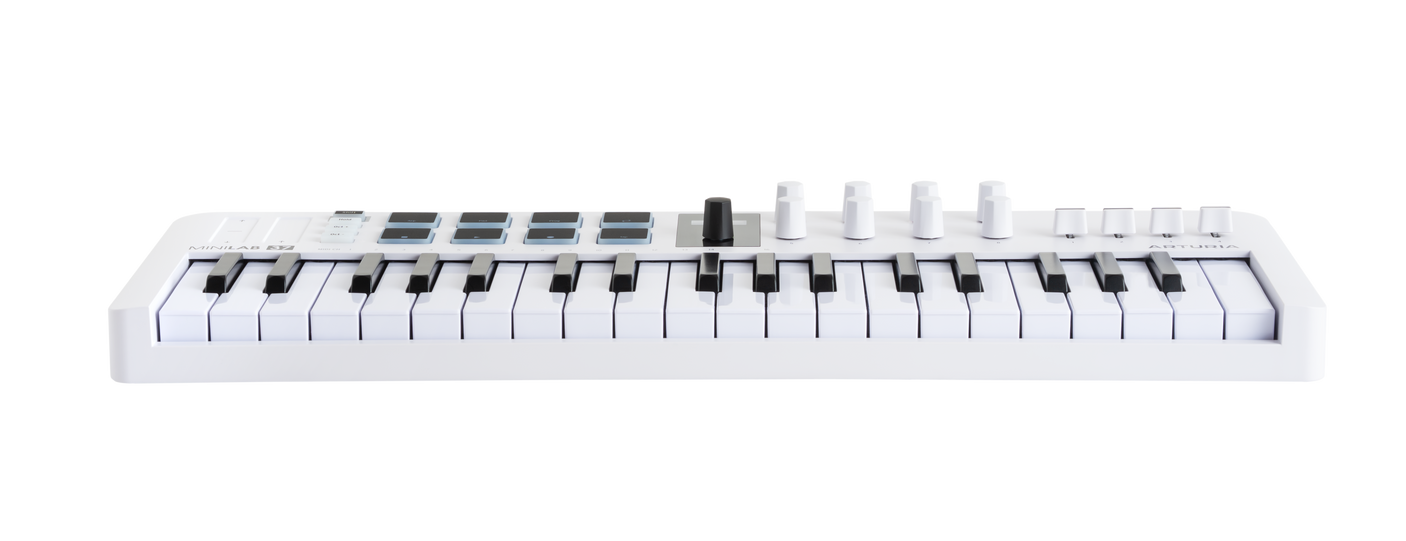 Arturia MiniLab 37 MK3 Universal MIDI Controller — White