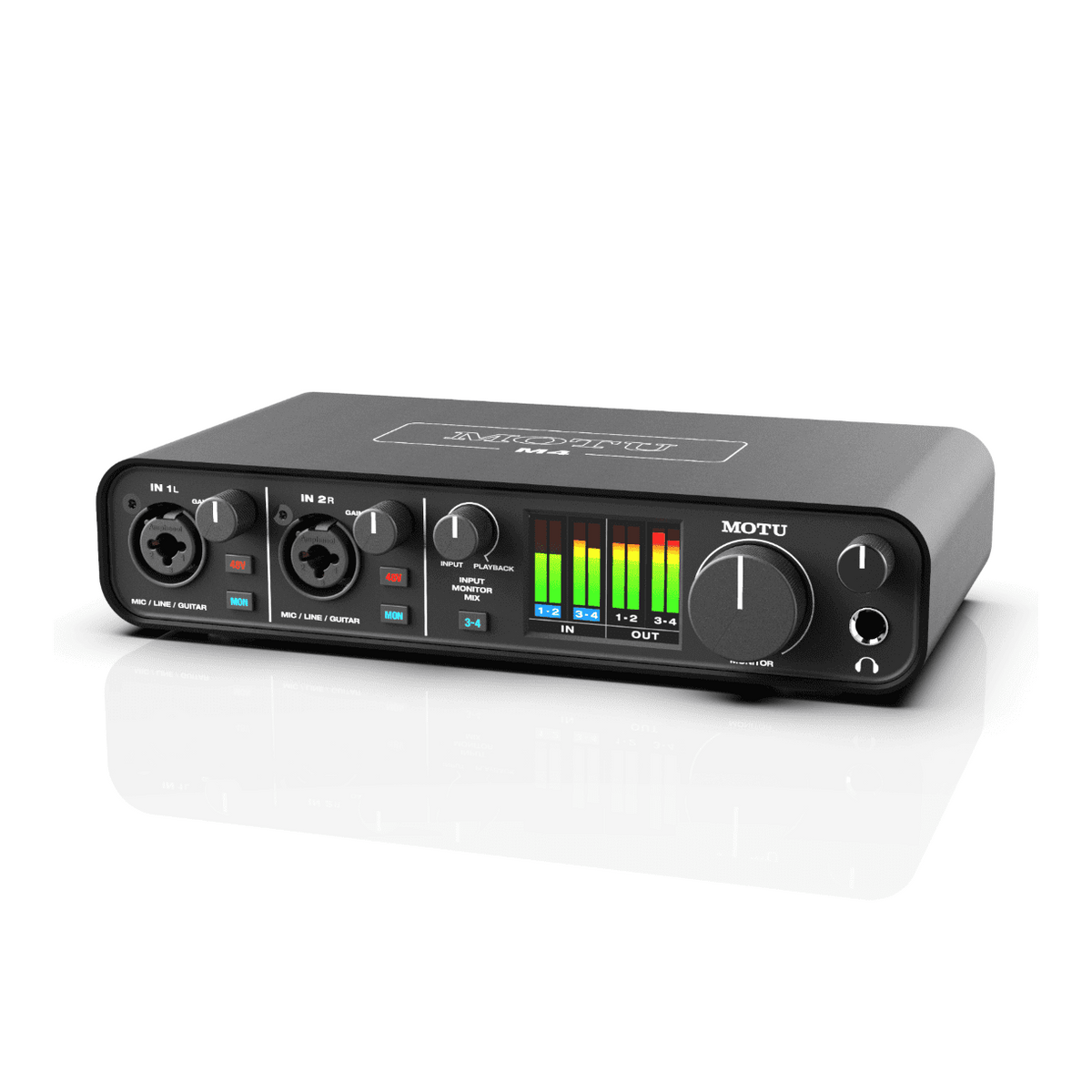 MOTU M4 4x4 USB-C Low-Latency Audio Interface 4