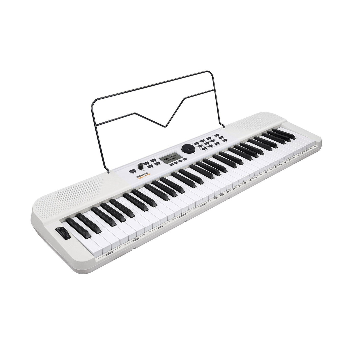 NUX NEK-110 61-Key Portable Keyboard - White 3