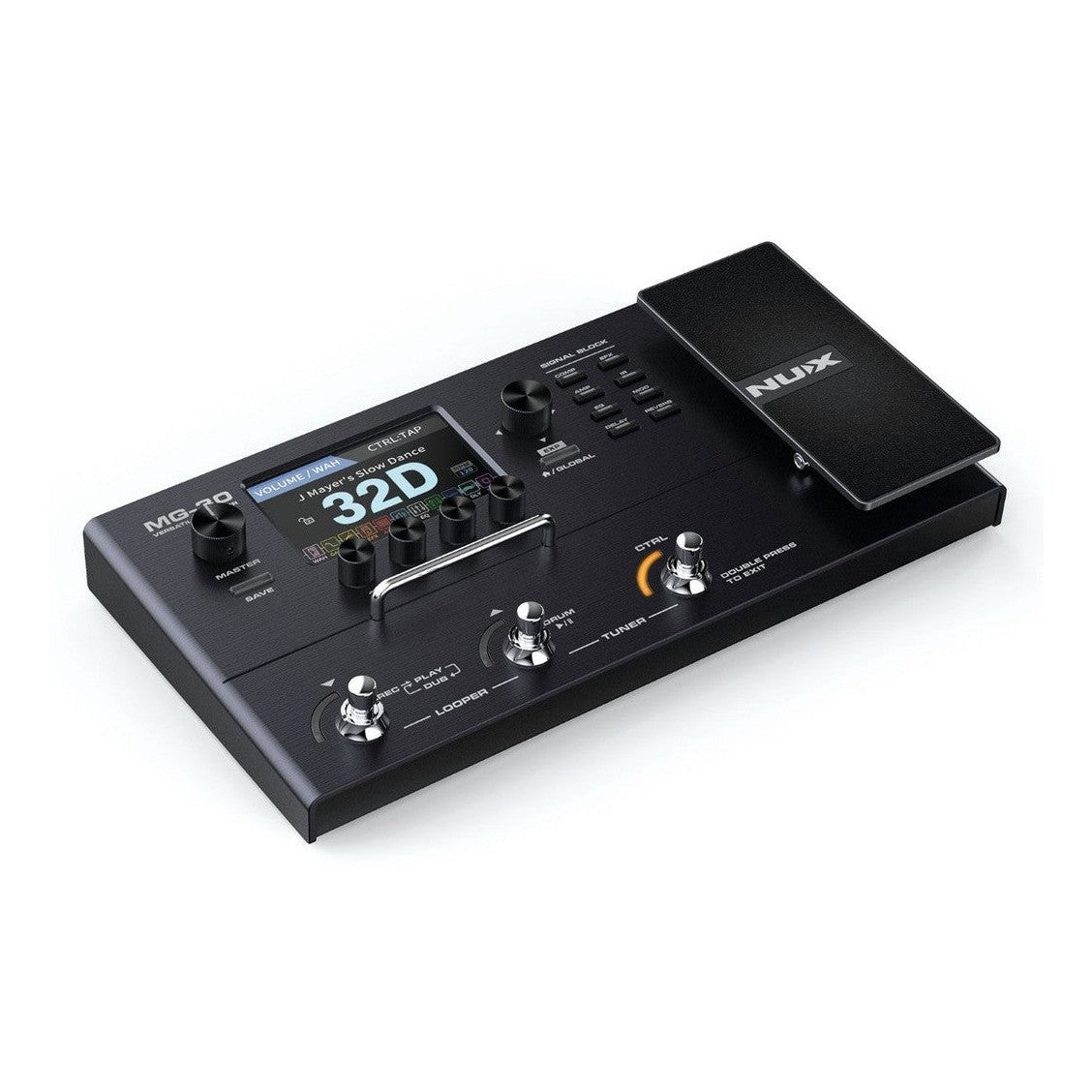 NUX MG-30 Pedal Top Angle View