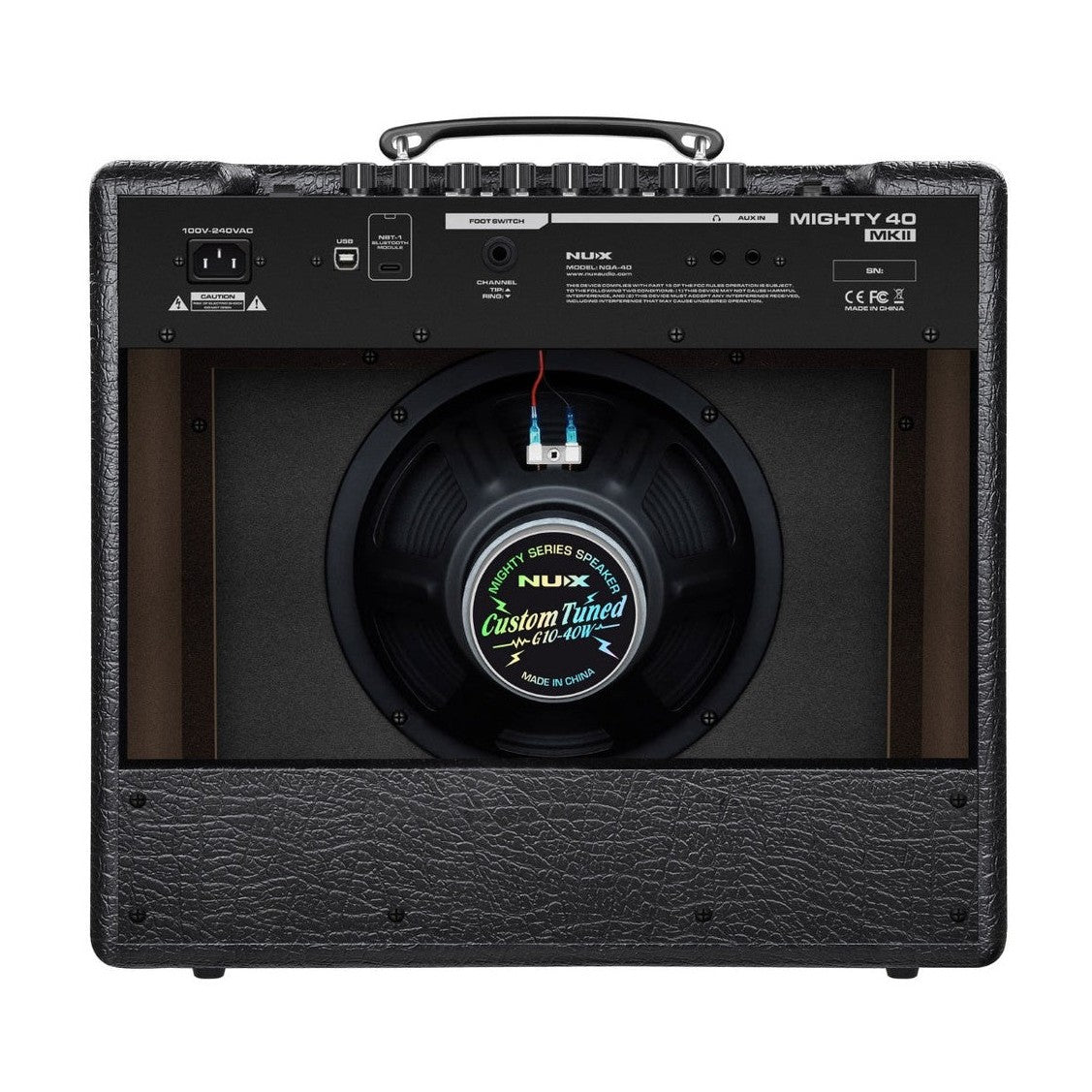 NUX Mighty 40 mkII Amplifier - Rear