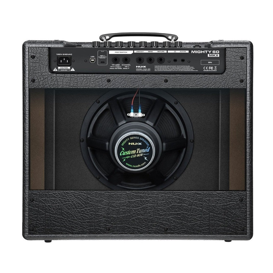 NUX Mighty 60BT Amplifier - Rear