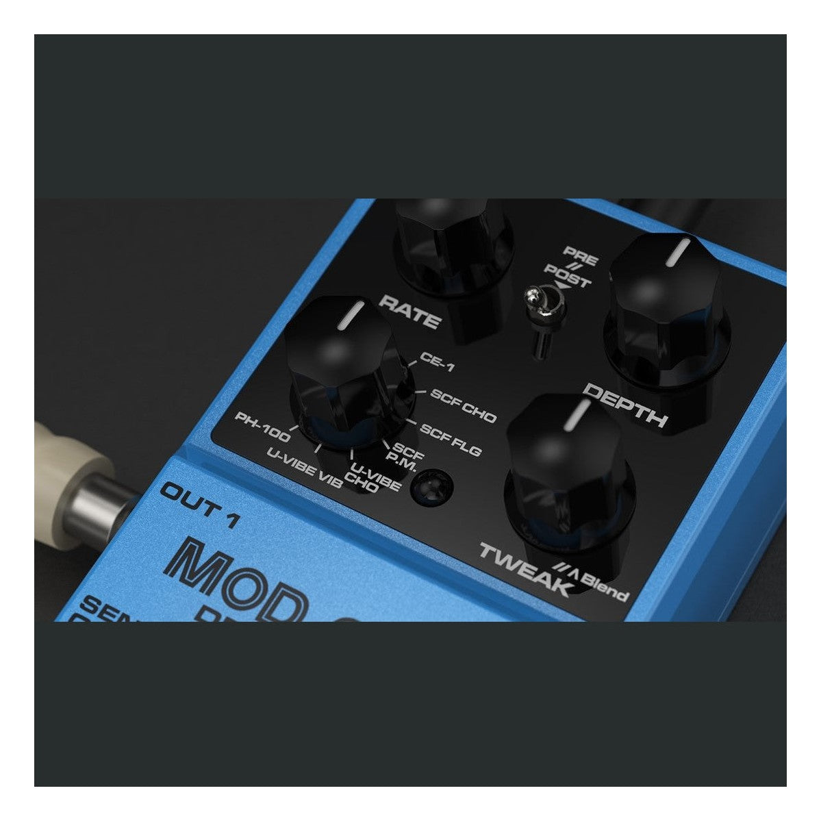 NUX Mod Core Deluxe Pedal Controls Zoomed In