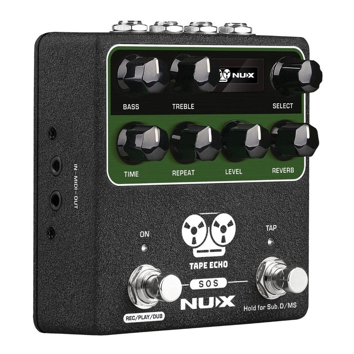 NUX Tape Echo Pedal Front Side Angle