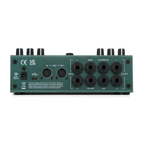 Electro-Harmonix Oceans Abyss- Advanced Reverb Pedal Back