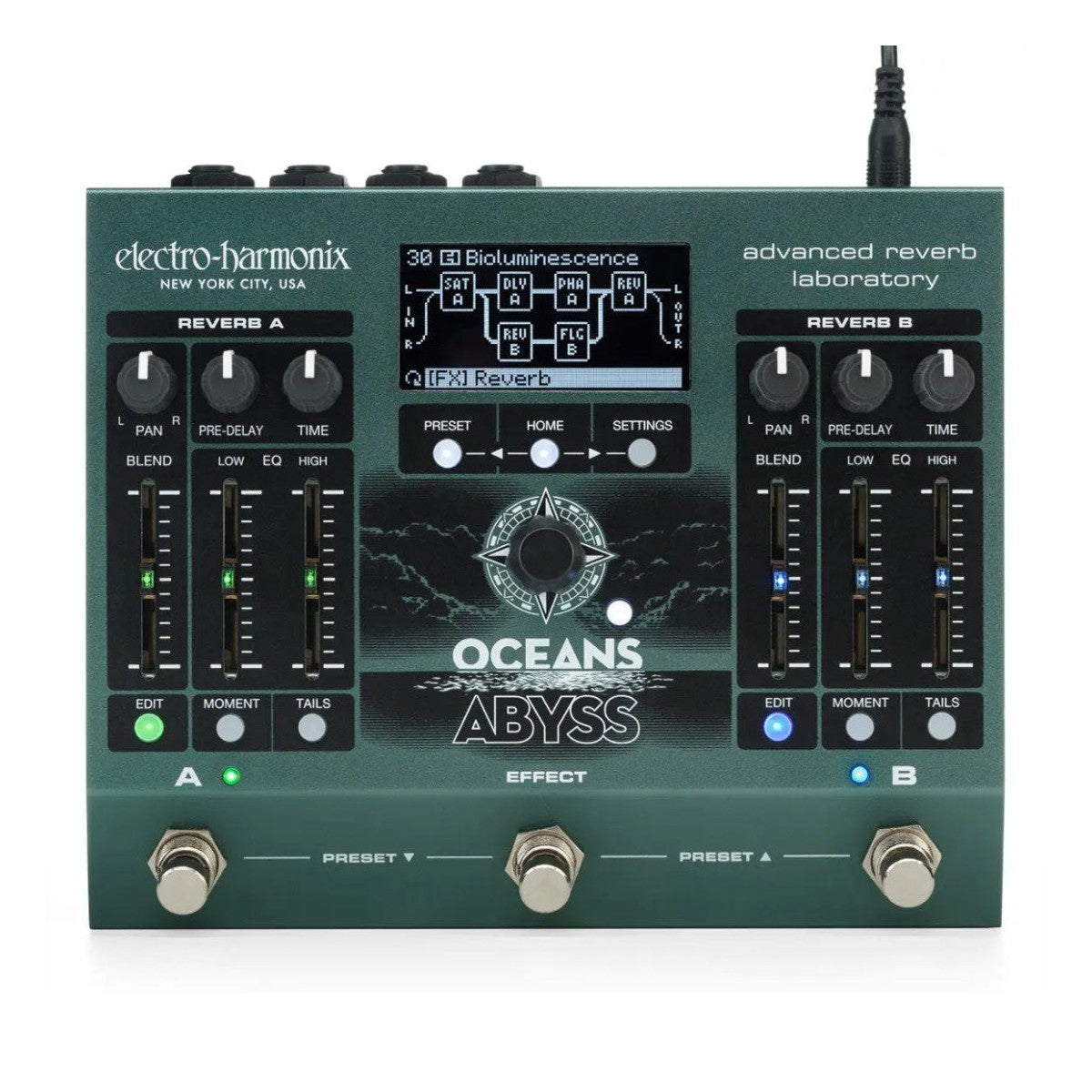 Electro-Harmonix Oceans Abyss - Advanced Reverb Pedal 1
