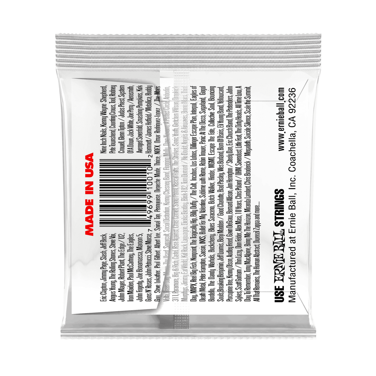 Ernie Ball .010 Plain Steel Electric or Acoustic Single Guitar String 2