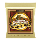Ernie Ball P02003 - Earthwood Medium Light 80/20 Bronze Acoustic Guitar Strings .012 - .054 1