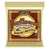 Ernie Ball P02008 - Earthwood Rock and Blues 80/20 Bronze Acoustic Guitar Strings .010 - .052 1