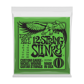 Ernie Ball 12-String Slinky Nickel-Wound Electric Guitar Strings .008-.040 1