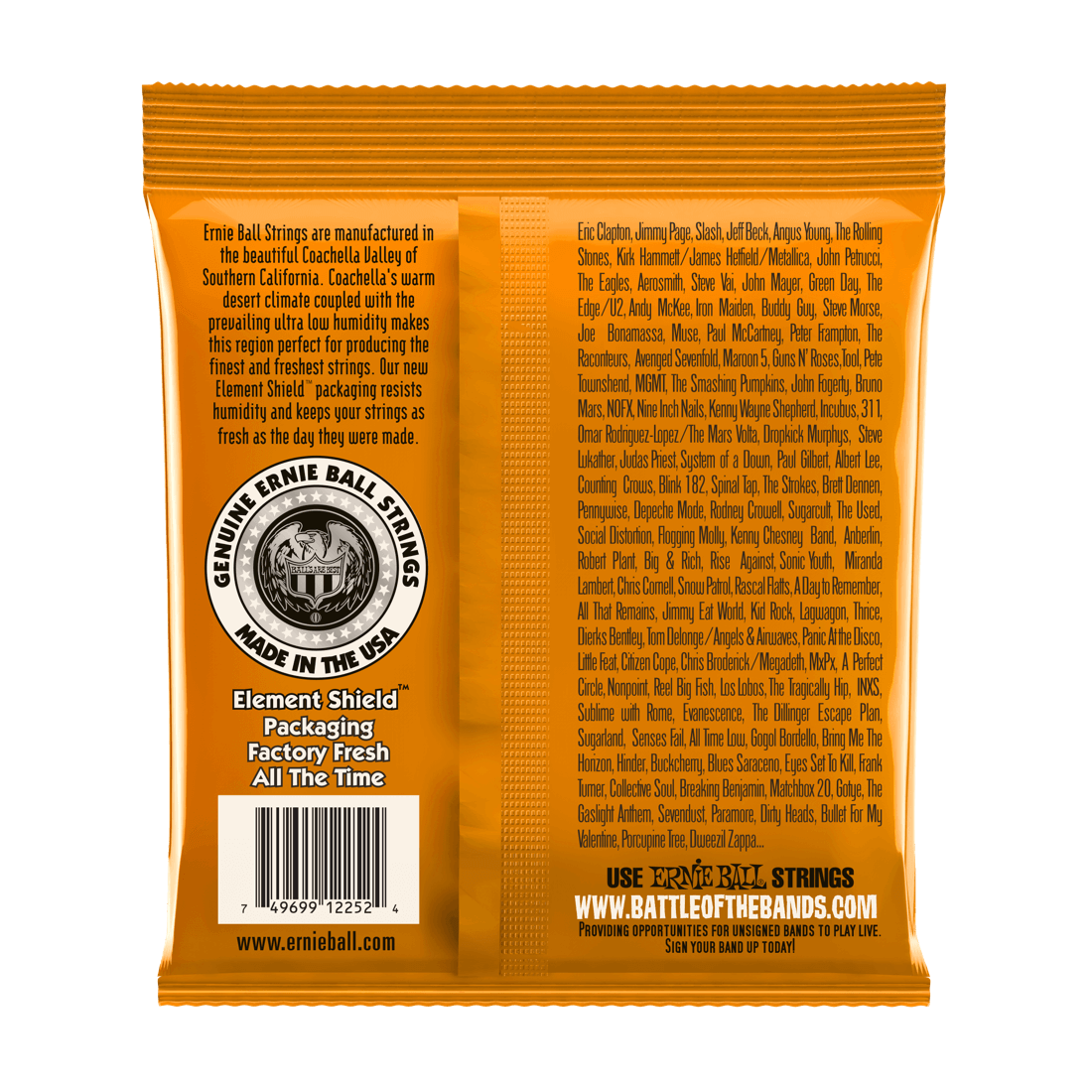 Ernie Ball Hybrid Slinky Classic Rock N Roll Pure Nickel Electric Guitar Strings .009-.046 2