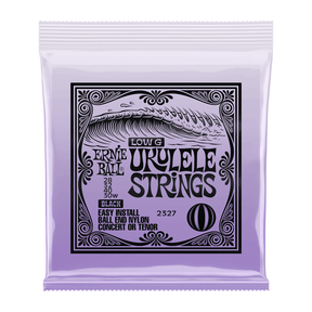 Ernie Ball Concert/Tenor Nylon Ball-End Black Ukulele Strings .028-.030w 1