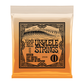 Ernie Ball Concert/Soprano Nylon Ball-End Clear Ukulele Strings .028-.040 1