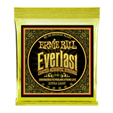 Ernie Ball Everlast Coated 80/20 Bronze Acoustic Guitar Strings 10-50 Gauge 1