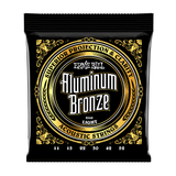 Ernie Ball Light Aluminium Bronze Acoustic Guitar Strings .011 - .052 1