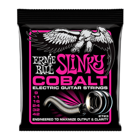 Ernie Ball Super Slinky Cobalt Electric Guitar Strings .009 - .042 1