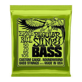Ernie Ball Regular Slinky Nickel Wound Bass Guitar Strings .050 - .105 1