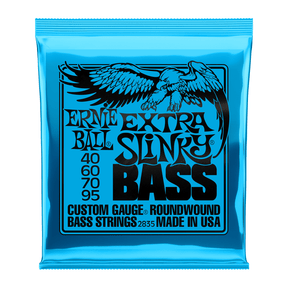 Ernie Ball Extra Slinky Nickel Wound Bass Guitar Strings .040 - .095 1
