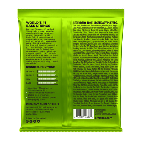 Ernie Ball 5-String Regular Slinky Bass Guitar Strings .045 - .130 2