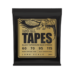 Ernie Ball Bass Tapes Long Scale Tapewound Bass Guitar Strings .060 - 0.115 1