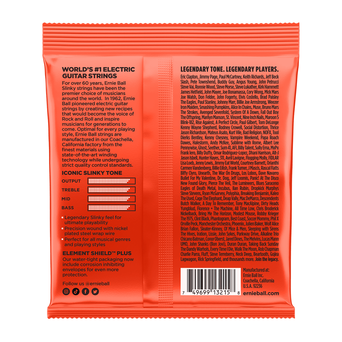 Ernie Ball Skinny Top Heavy Bottom Slinky Nickel Wound Electric Guitar Strings .010 - .052 - 3 PACK 2