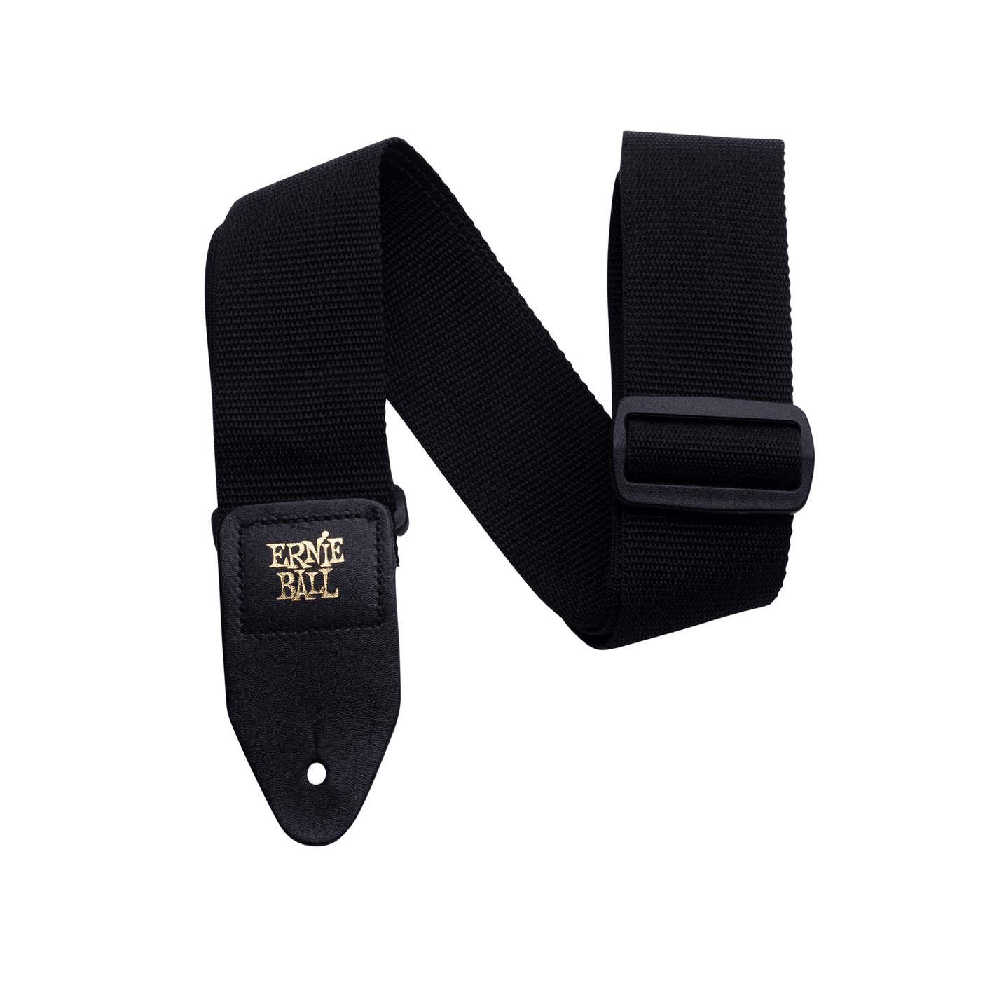 Ernie Ball Adjustable Polypro Electric and Bass Guitar Strap - Black P04037 1