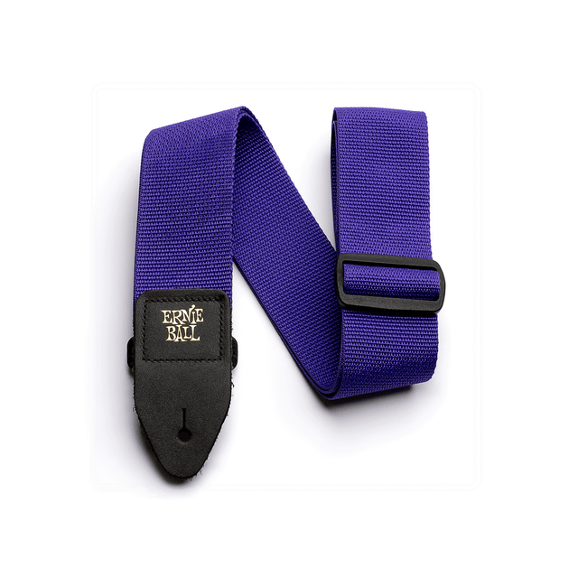 Ernie Ball Adjustable Polypro Electric and Bass Guitar Strap - Purple P04045 1