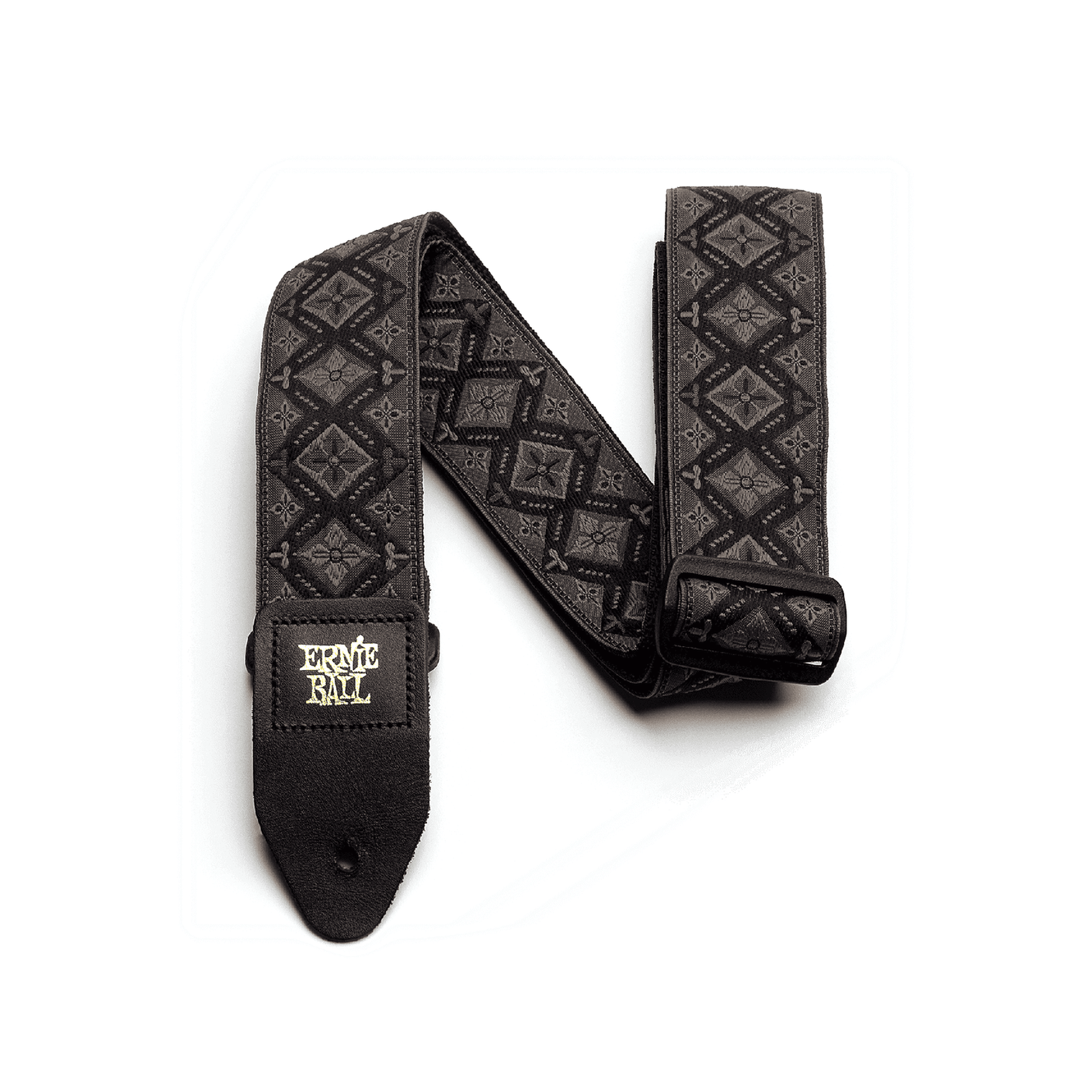 Ernie Ball Jacquard Guitar Strap - Regal Black P04093 1