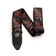Ernie Ball Jacquard Guitar Strap - Red Rose P04142 1