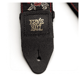 Ernie Ball Jacquard Guitar Strap - Red Rose P04142 3
