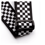 Ernie Ball Jacquard Guitar Strap - Black & White Checkers P04149 3
