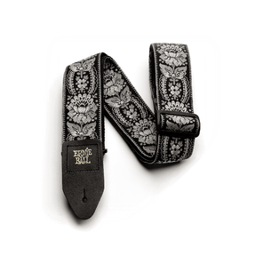 Ernie Ball Jacquard Guitar Strap - Silver Orleans P04150 1