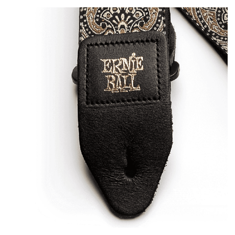 Ernie Ball Jacquard Guitar Strap - Gold & Black Paisley P04163 2