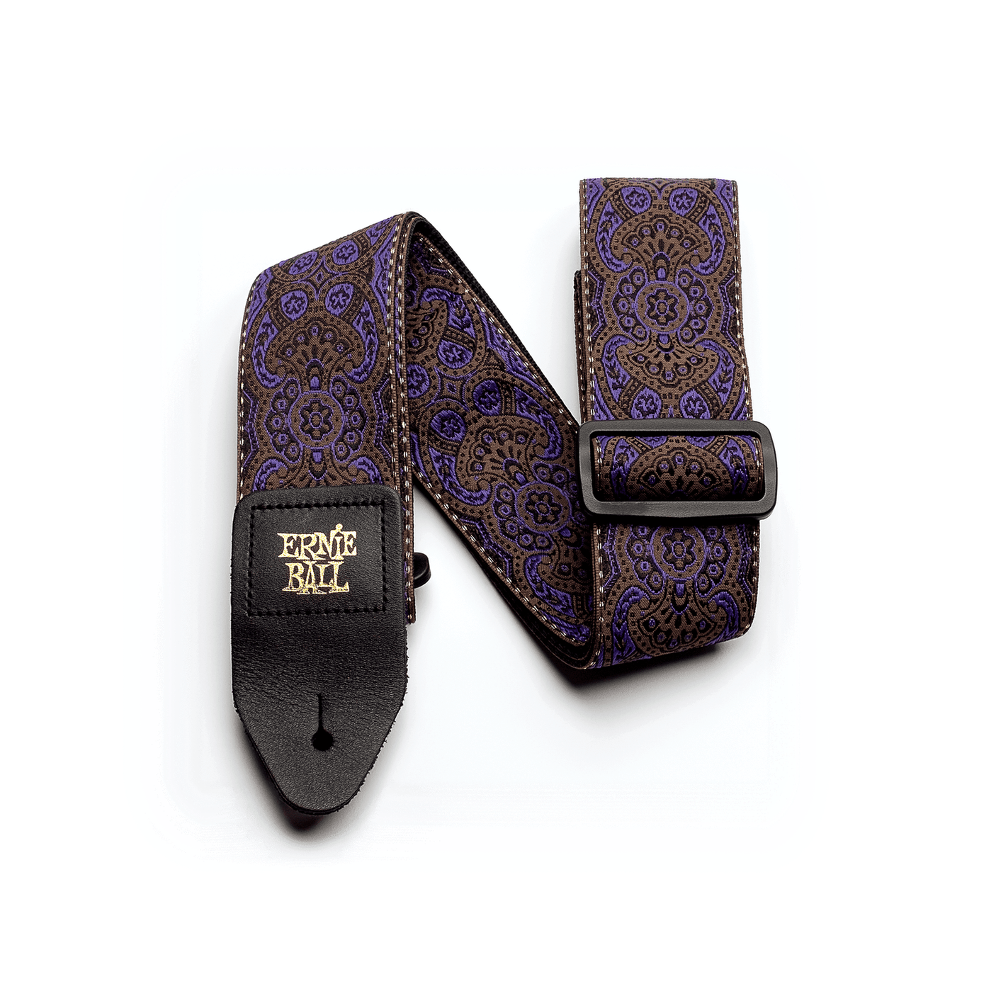 Ernie Ball Jacquard Guitar Strap - Purple Paisley P04164 1