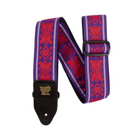 Ernie Ball Jacquard Guitar Strap - Royal Flush Red P05330 1