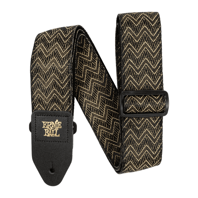 Ernie Ball Jacquard Guitar Strap - Golden Waves P05626 1