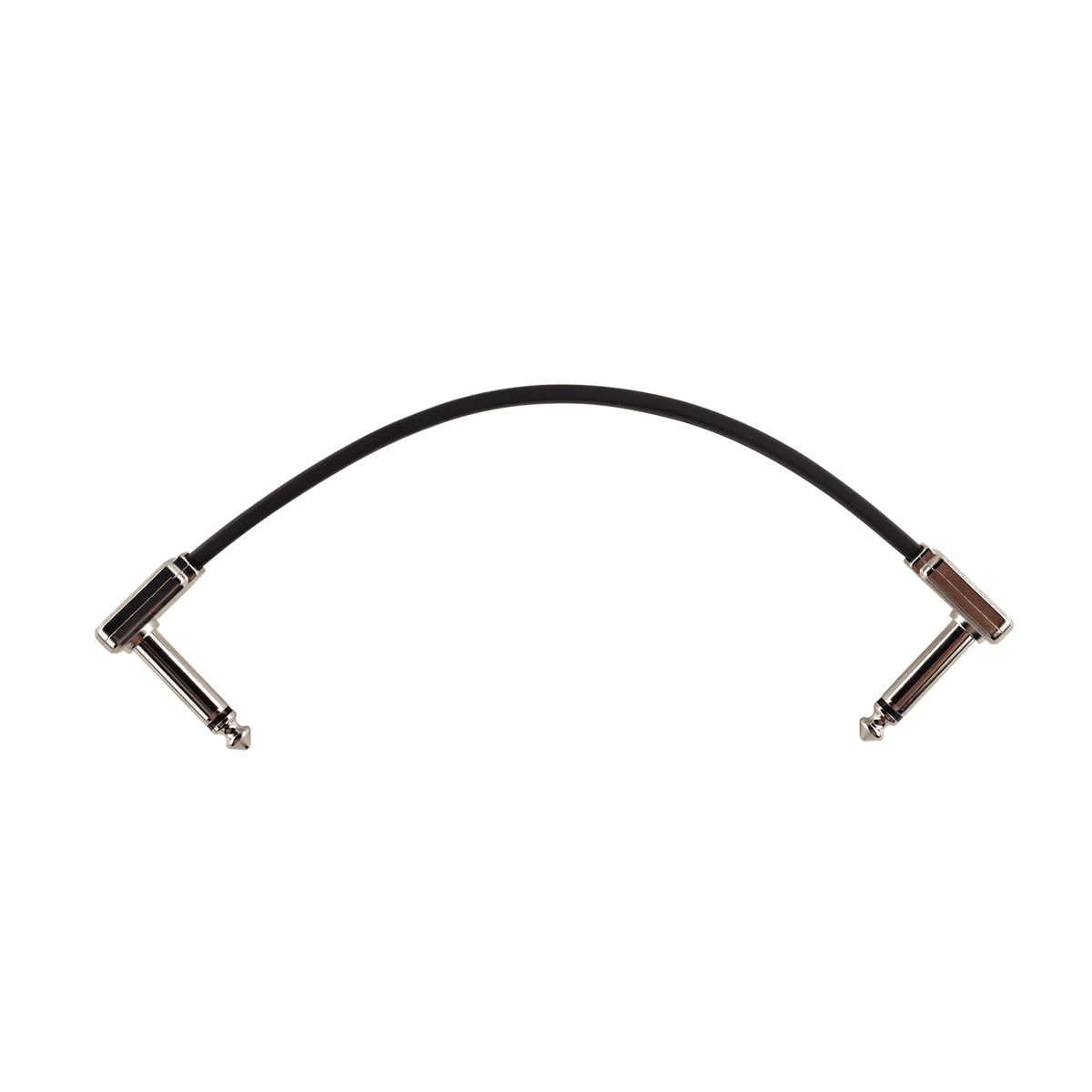 Ernie Ball Single Flat Ribbon Patch Cable - Black 15.24cm / 6" 1