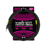 Ernie Ball 3.5mm M-F Jack-to-Jack Black Headphone Extension Cable – 10ft / 3m P06424 1