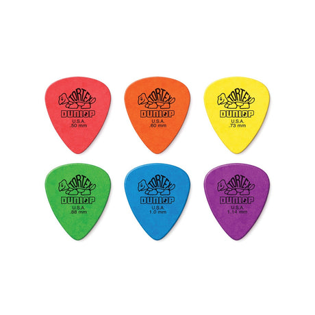 Jim Dunlop Tortex Standard Picks Variety 12-Pack .50mm - 1.14mm 3