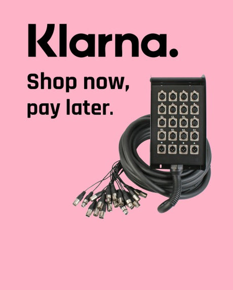 pay for your stage snake using Klarna